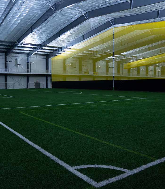 Indoor field at AHN Montour Sports Complex.
