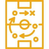 Soccer field icon representing AHN Montour Sports Complex's three outdoor training fields.